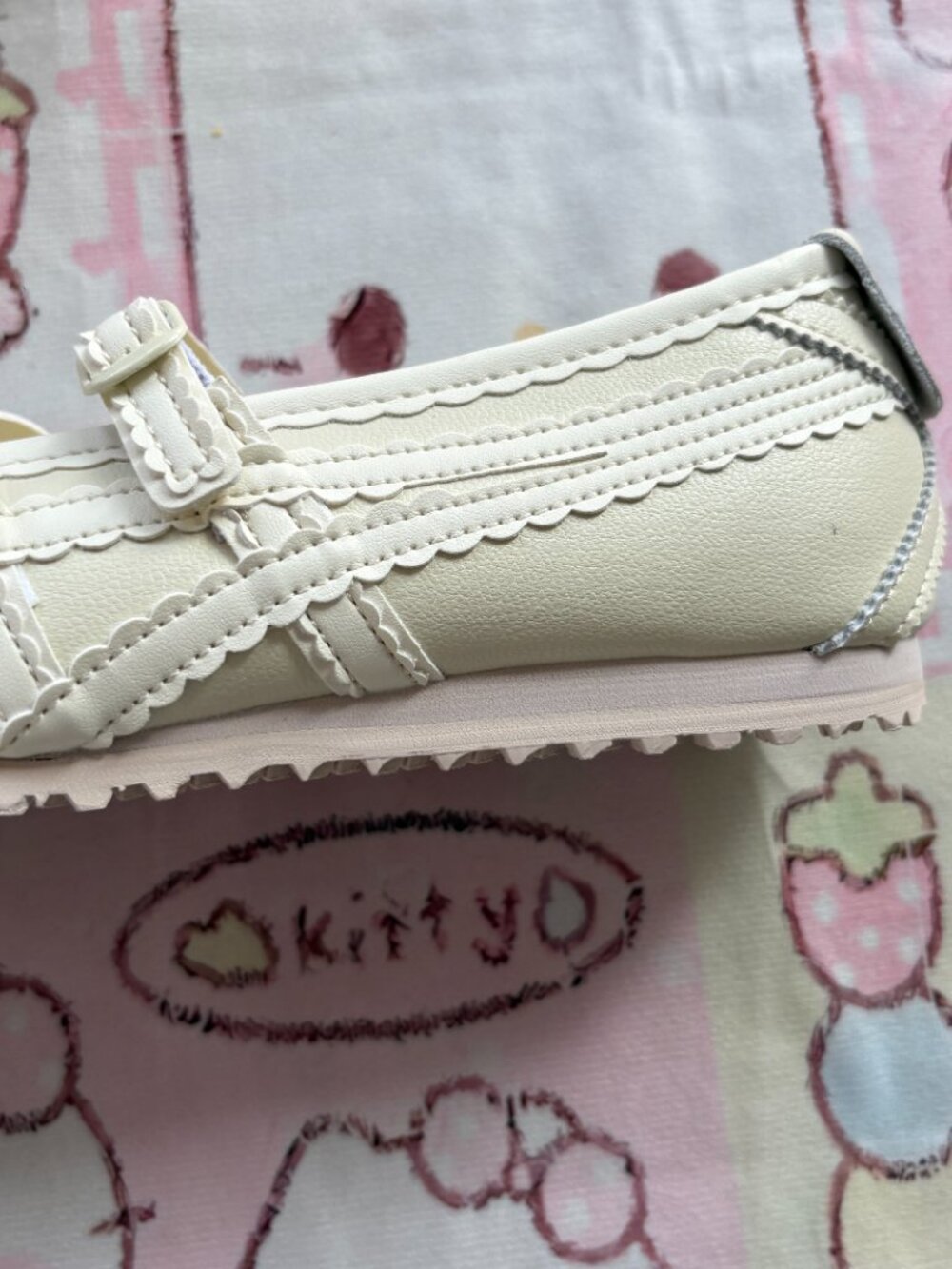 Onitsuka Tiger Mexico 66 Ballerina Off White Mary Jane Shoes - Picture 5 of 8